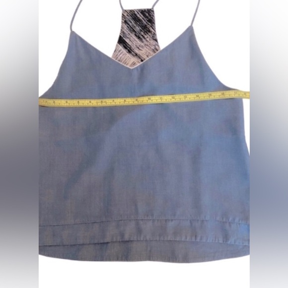 Lululemon Wake & Flow Blue Denim Tensel Cami Tank Top Size 6 - Picture 5 of 7